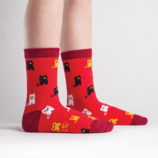Kids Winking Cat Socks